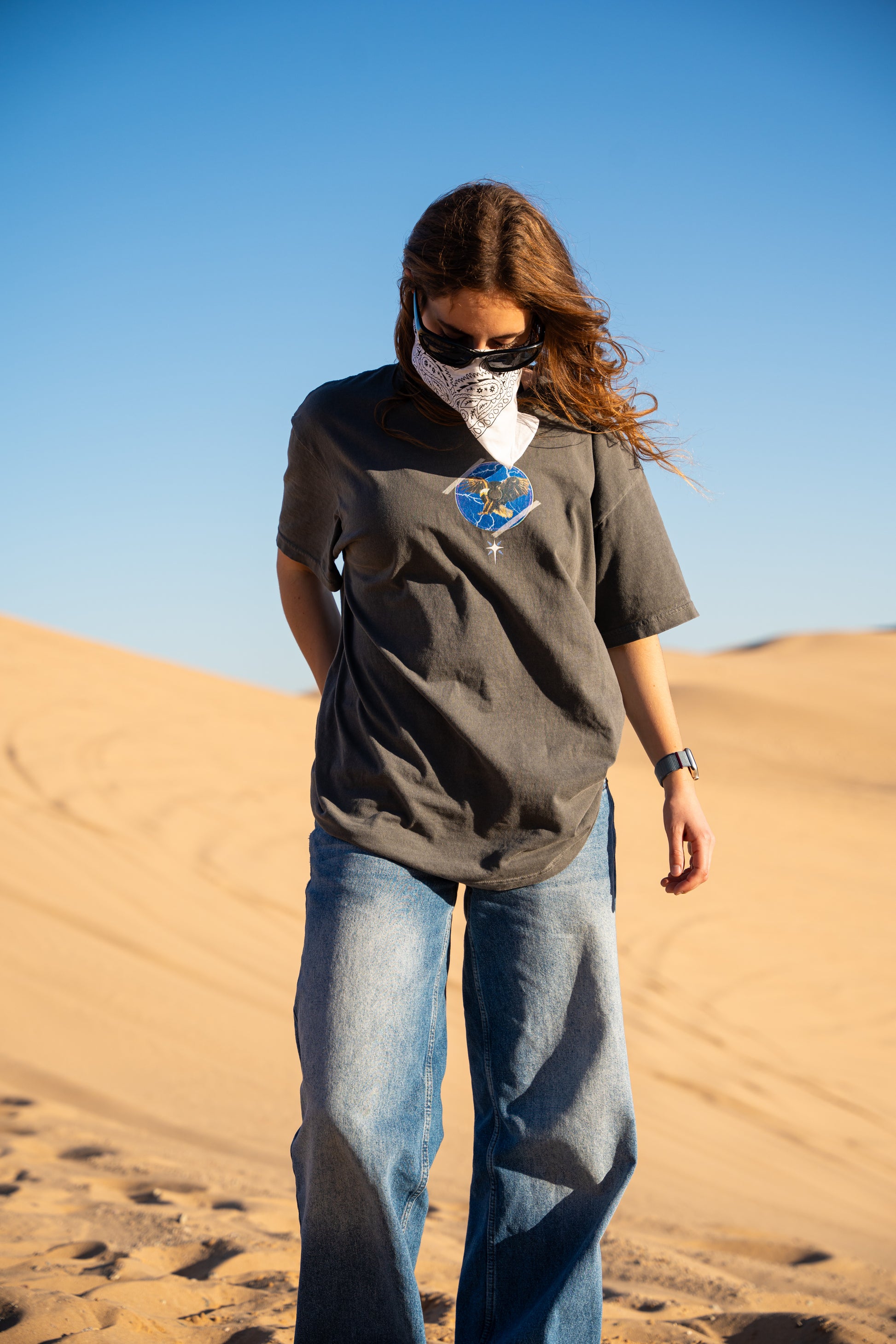 Travis Scott x Compass "Birds in the Trap Sing McKnight" V1 Heavyweight Cotton Tee