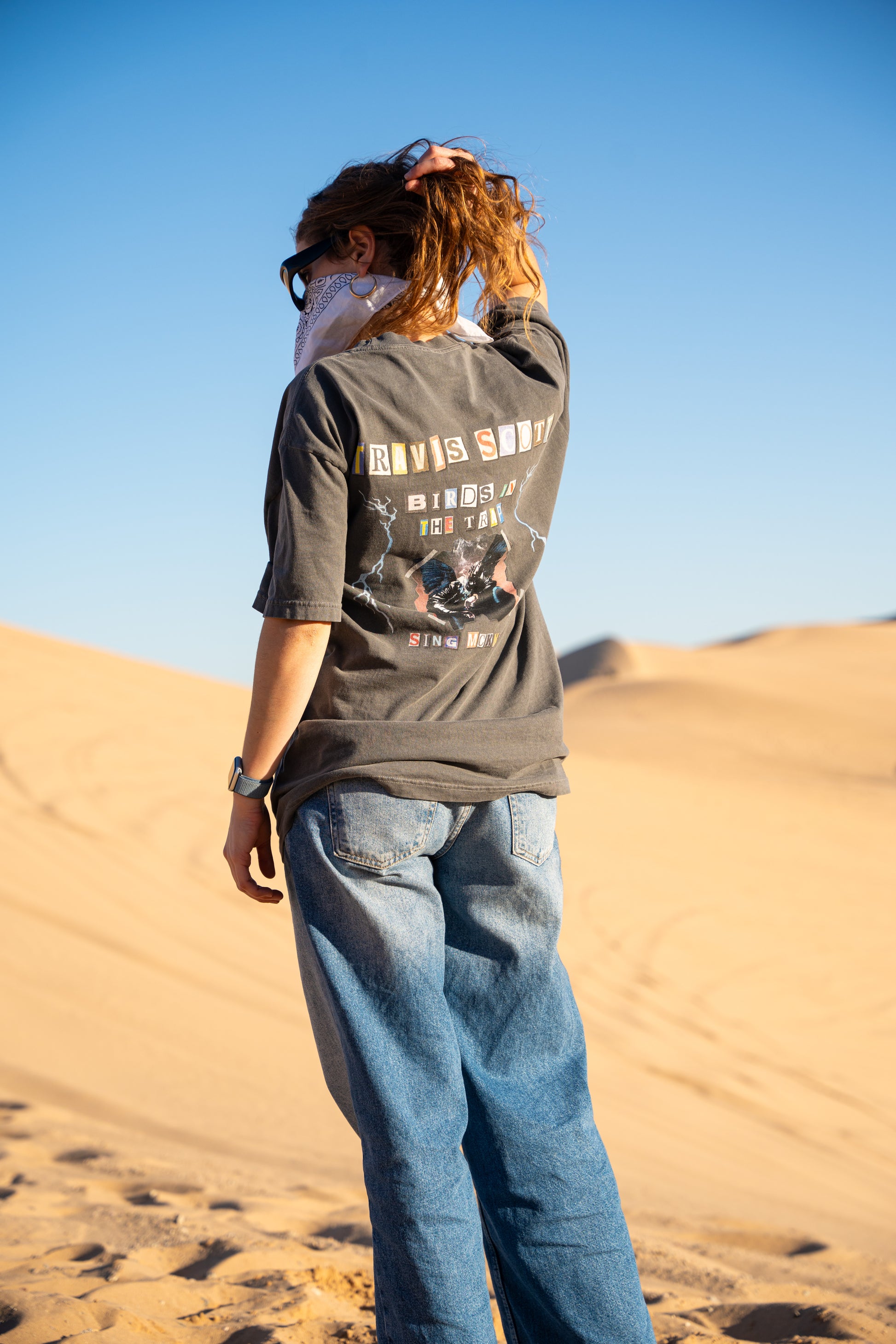 Travis Scott x Compass "Birds in the Trap Sing McKnight" V1 Heavyweight Cotton Tee