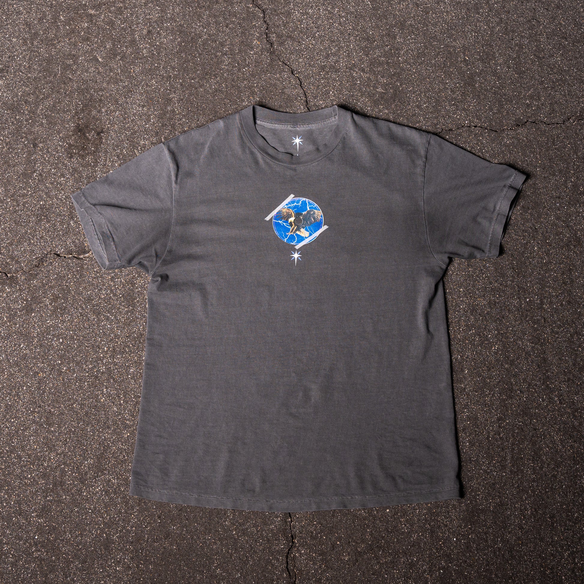 Travis Scott x Compass "Birds in the Trap Sing McKnight" V1 Heavyweight Cotton Tee