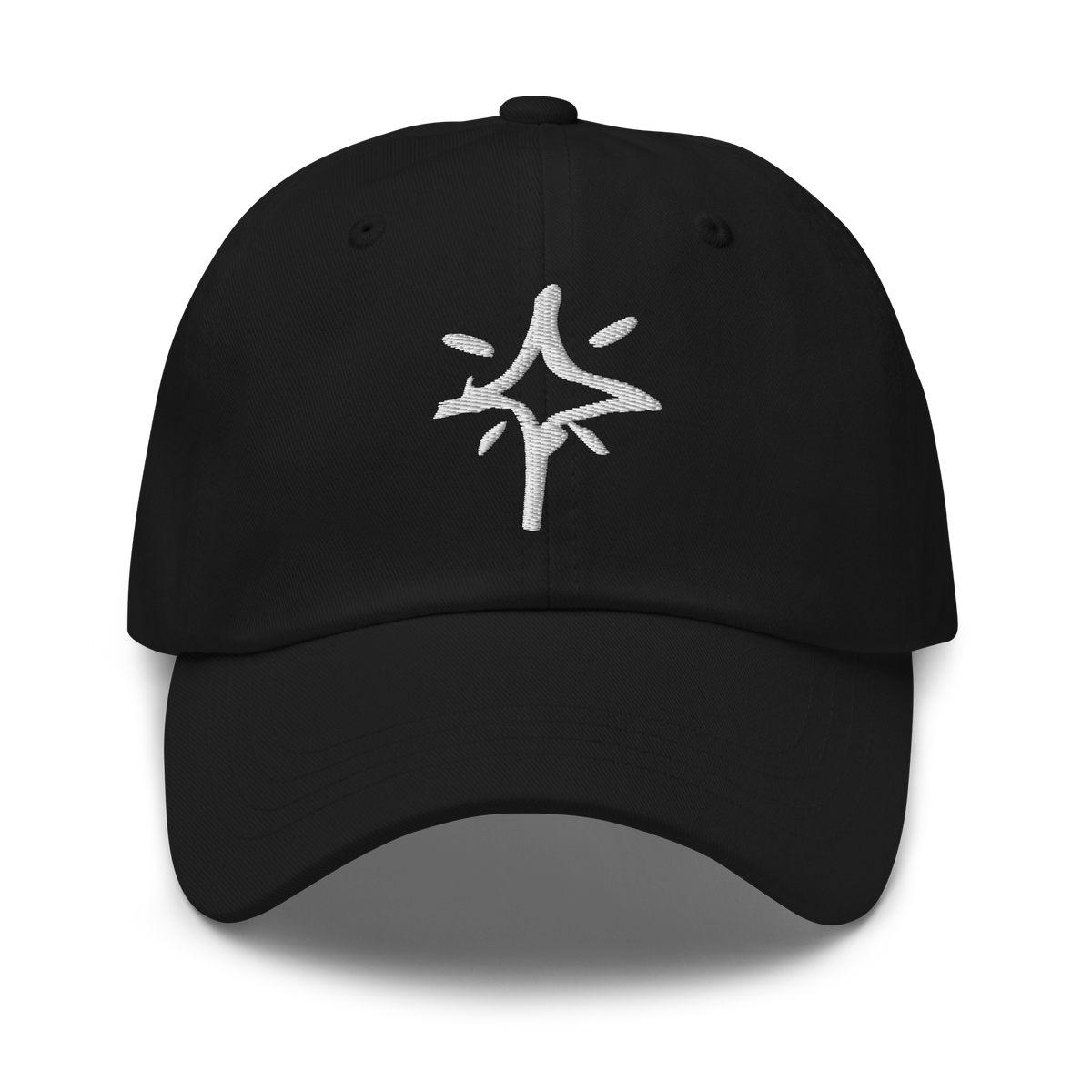 Scribble Logo Dad Cap (Black)