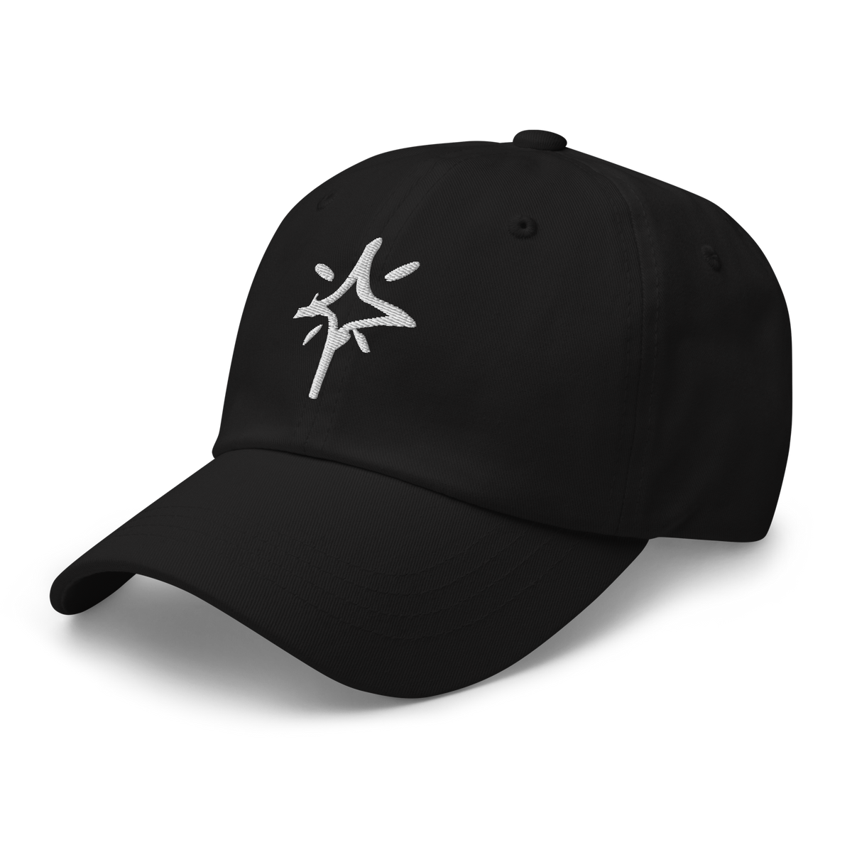 Scribble Logo Dad Cap (Black)