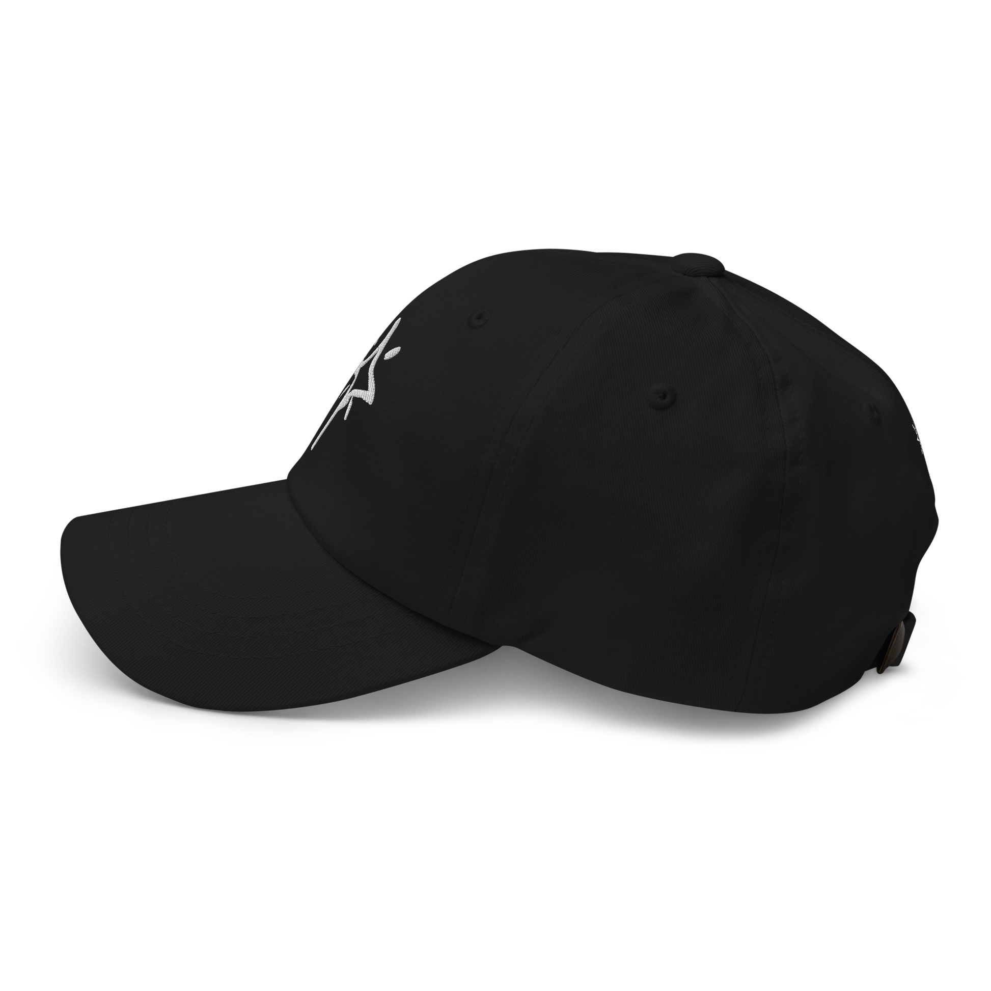 Scribble Logo Dad Cap (Black)