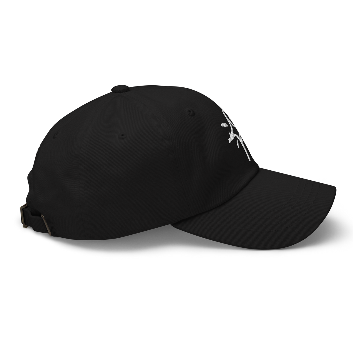 Scribble Logo Dad Cap (Black)