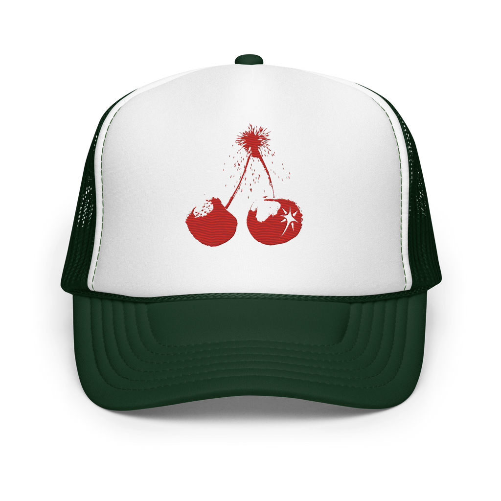 Red Fruit Explosive Trucker Cap