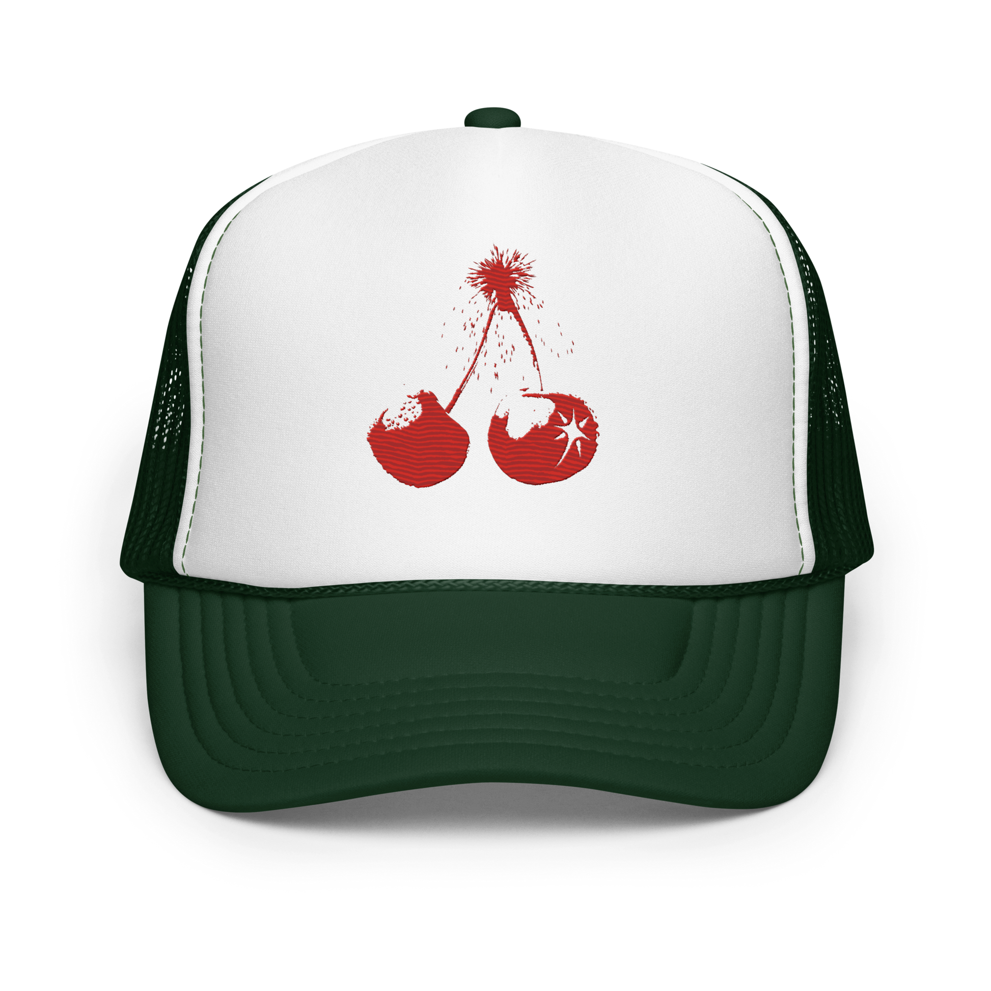 Red Fruit Explosive Trucker Cap