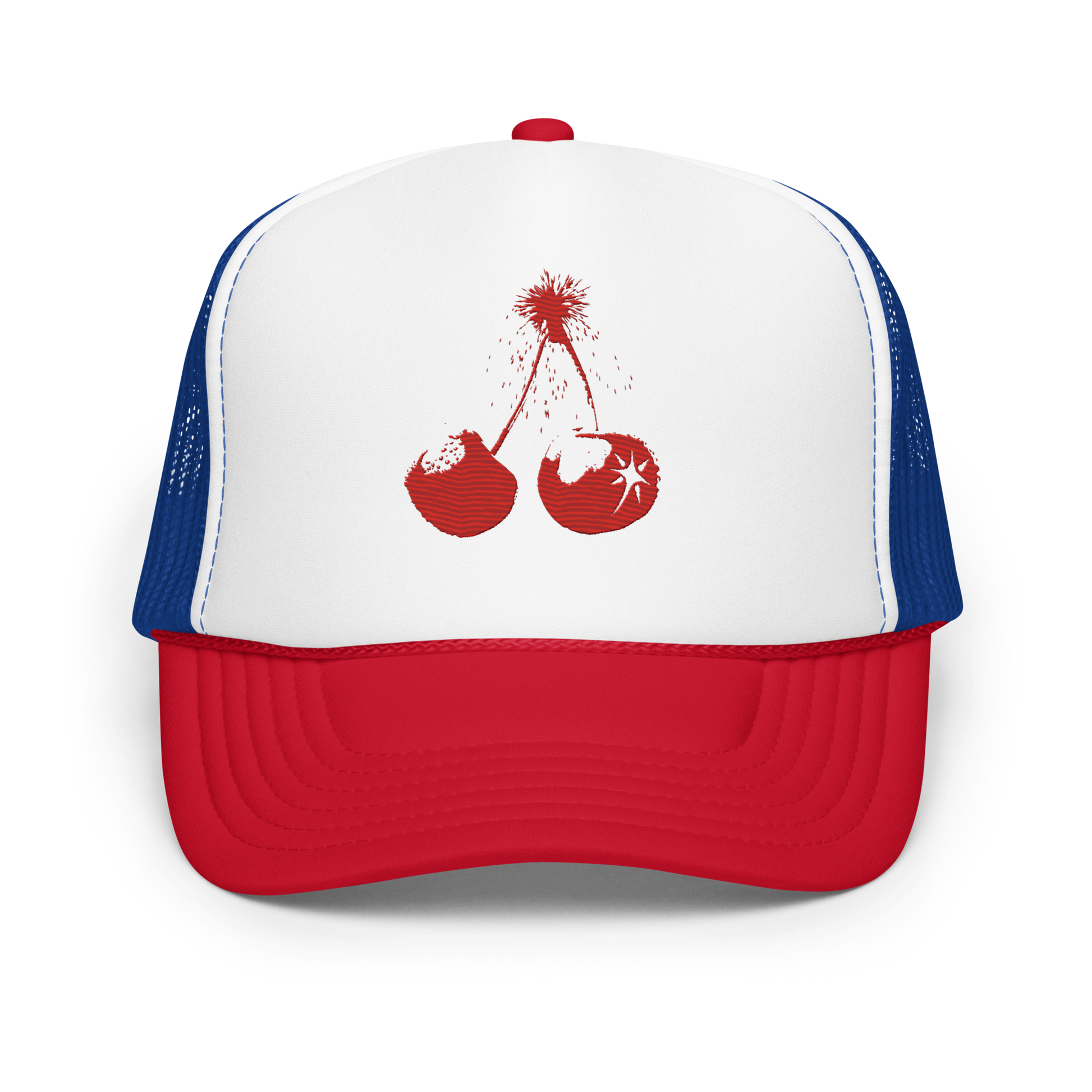 Red Fruit Explosive Trucker Cap