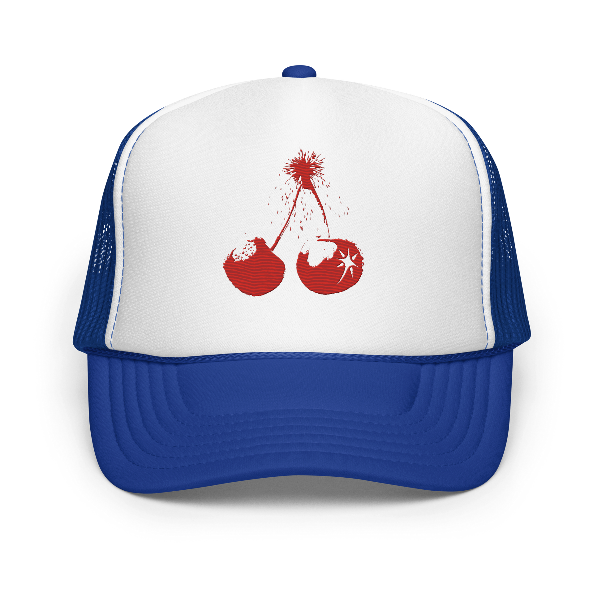Red Fruit Explosive Trucker Cap