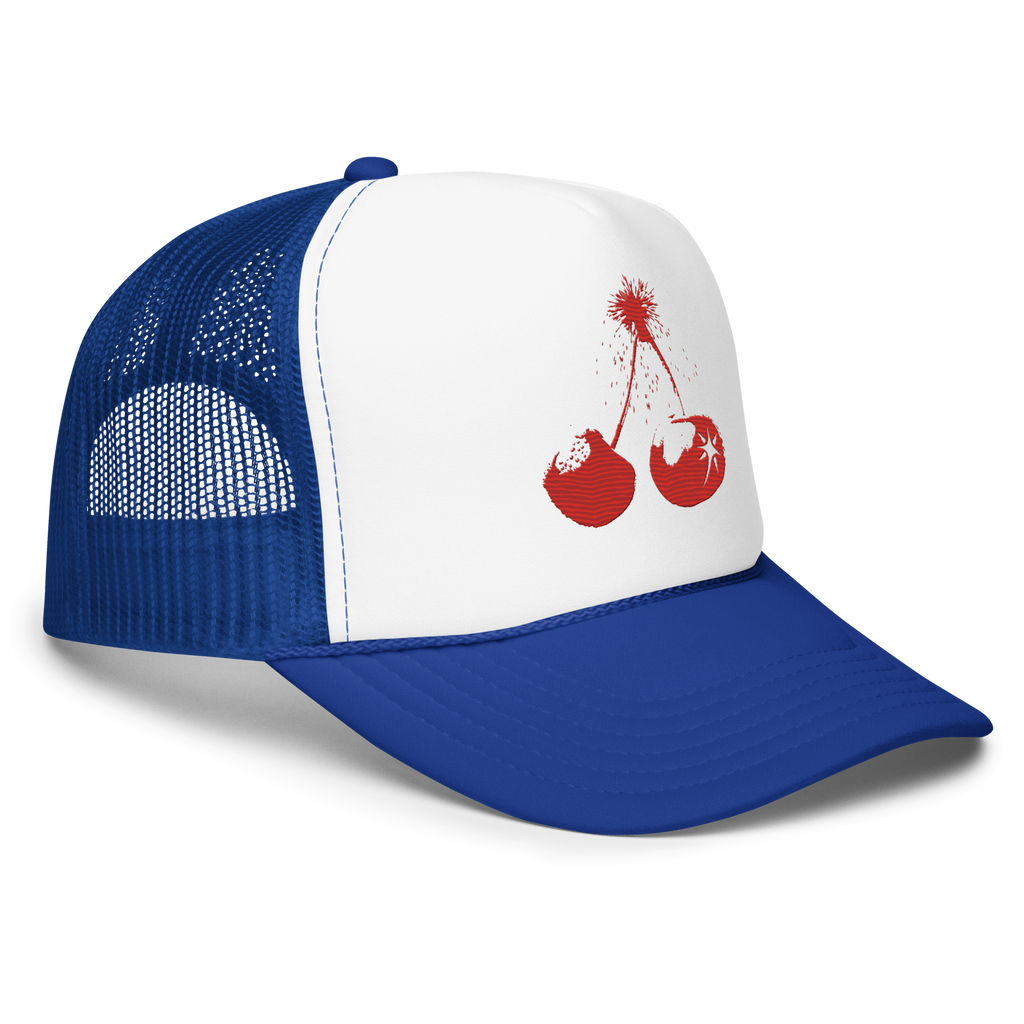 Red Fruit Explosive Trucker Cap