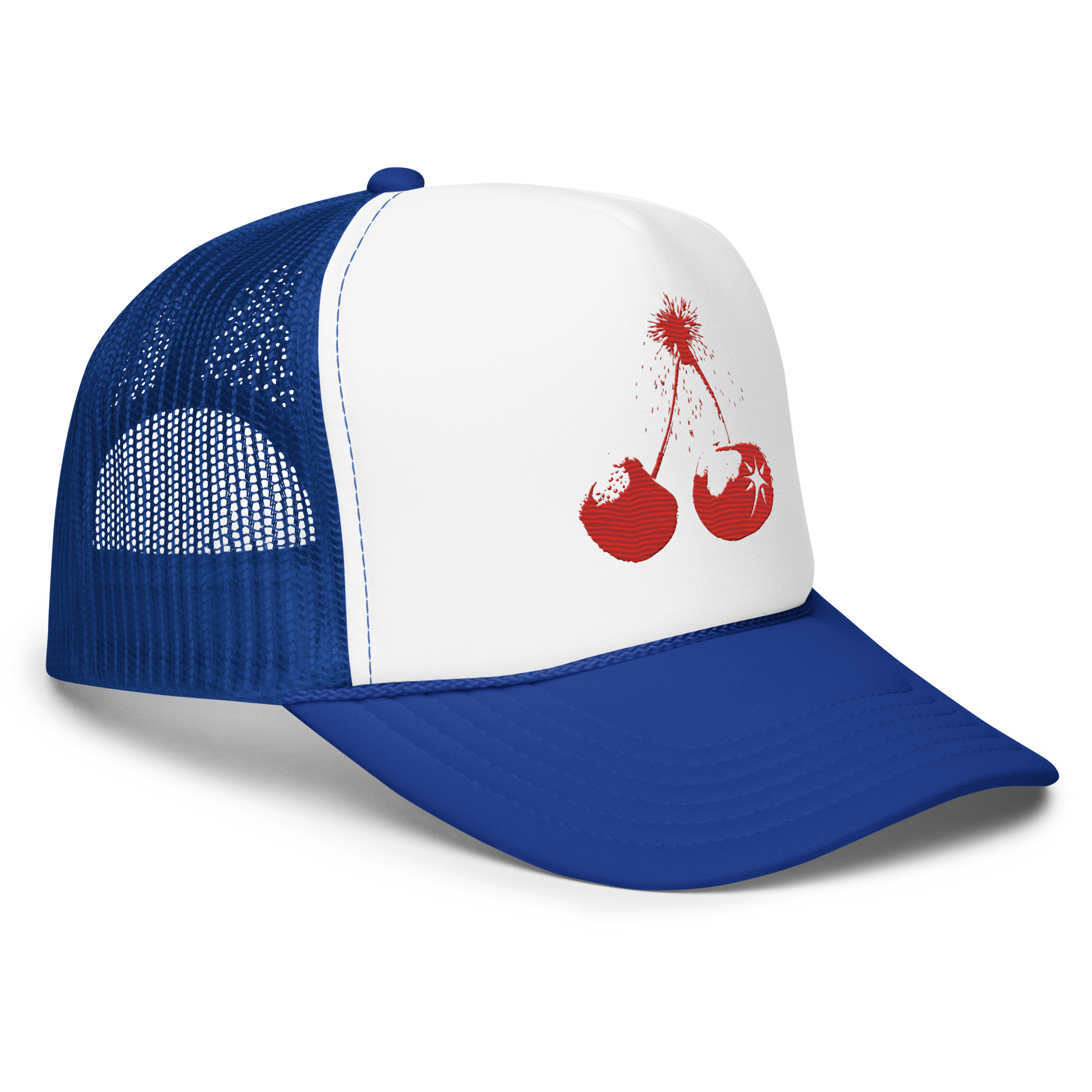Red Fruit Explosive Trucker Cap