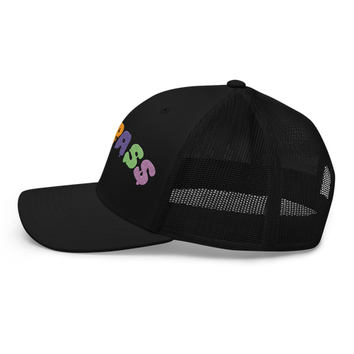 Compass Brainbow Mesh Cap (Black)