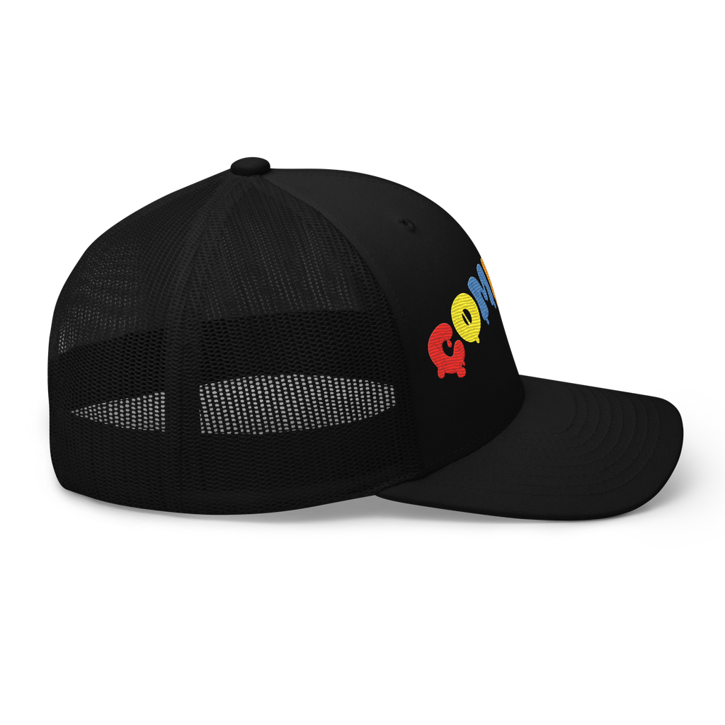 Compass Brainbow Mesh Cap (Black)