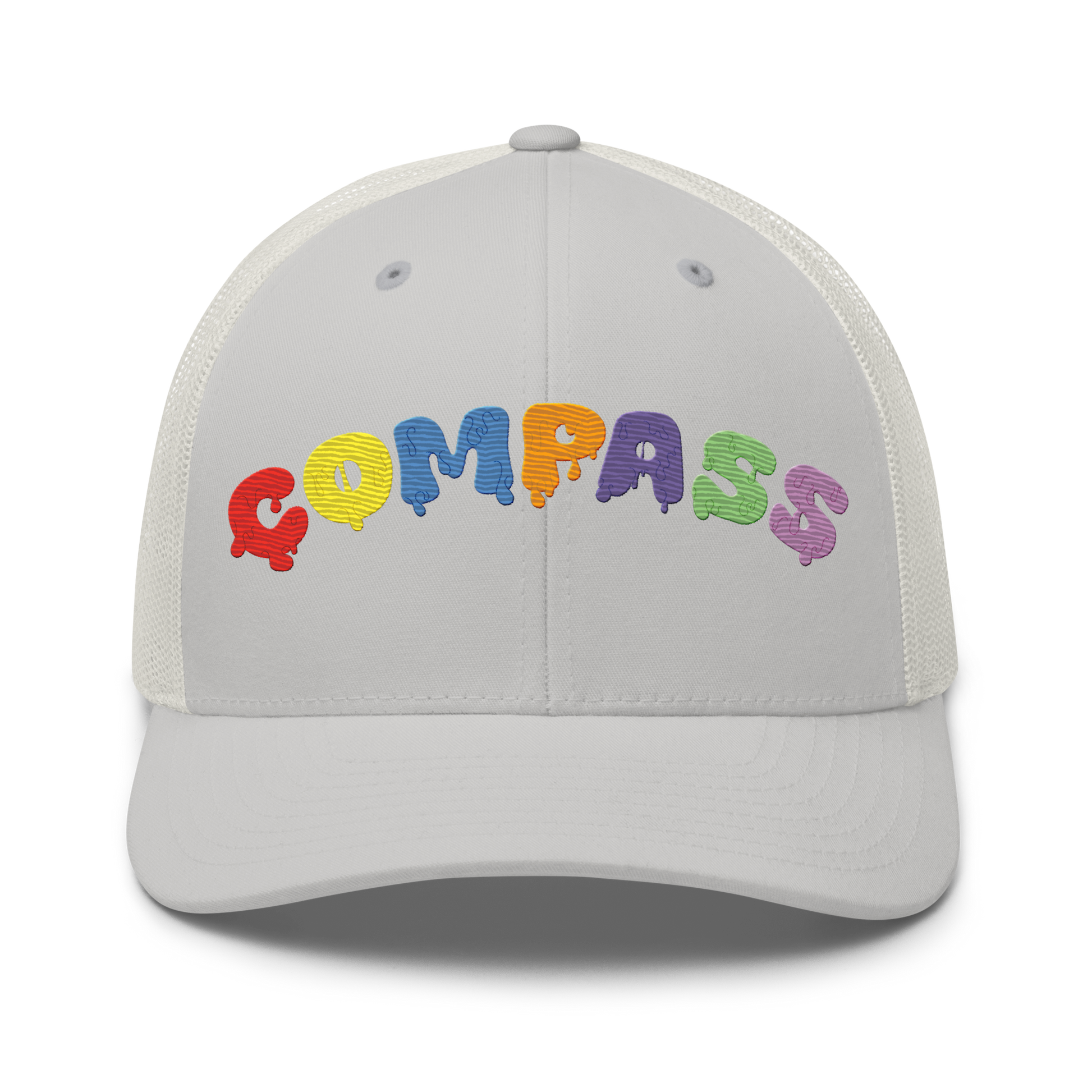 Compass Brainbow Mesh Cap (Grey)