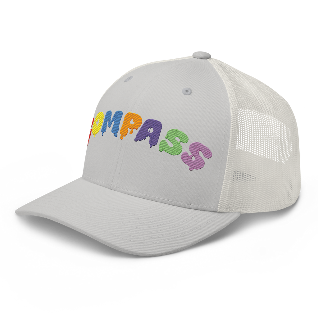 Compass Brainbow Mesh Cap (Grey)