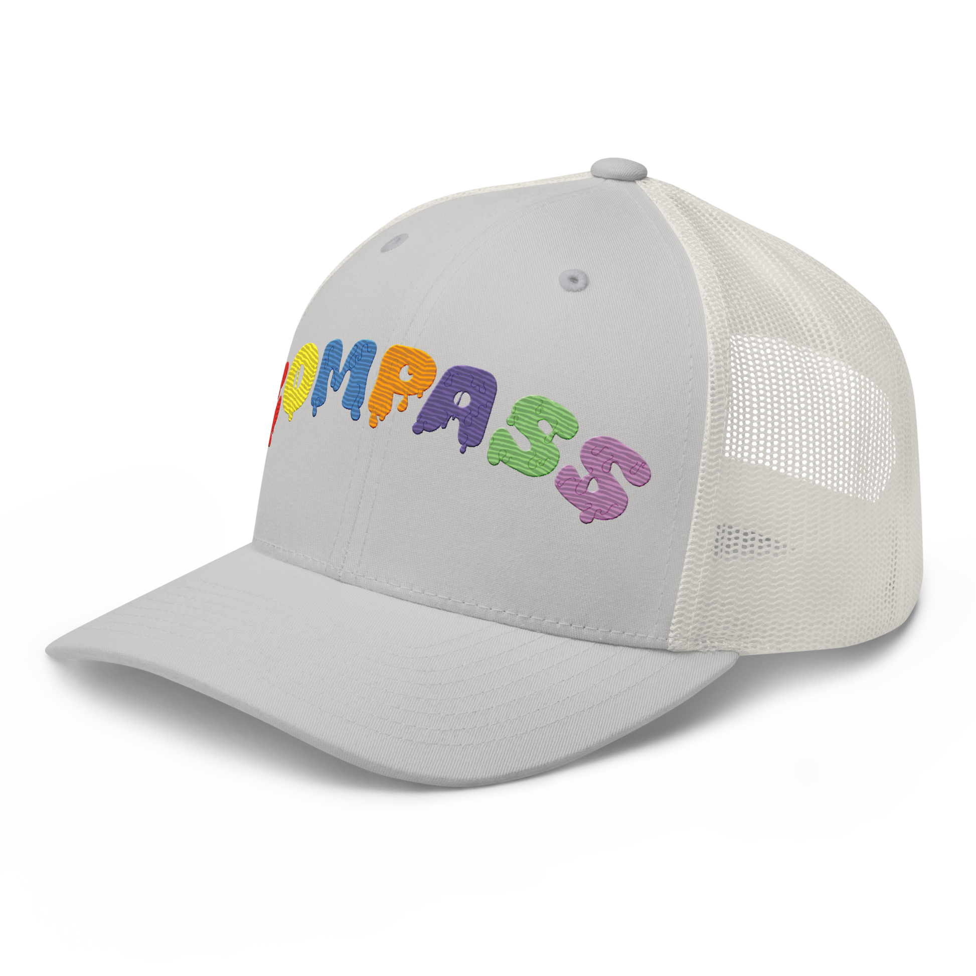 Compass Brainbow Mesh Cap (Grey)