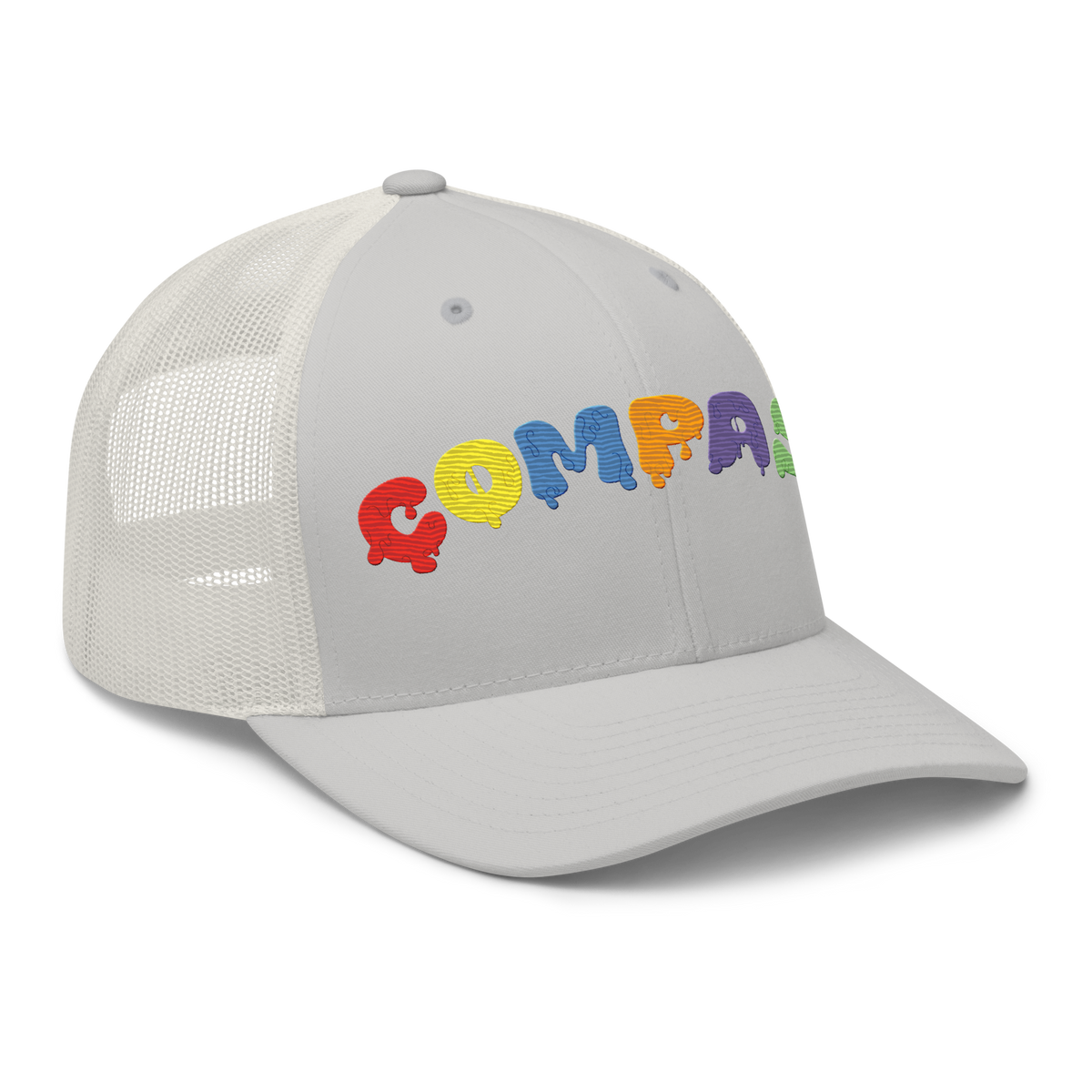 Compass Brainbow Mesh Cap (Grey)