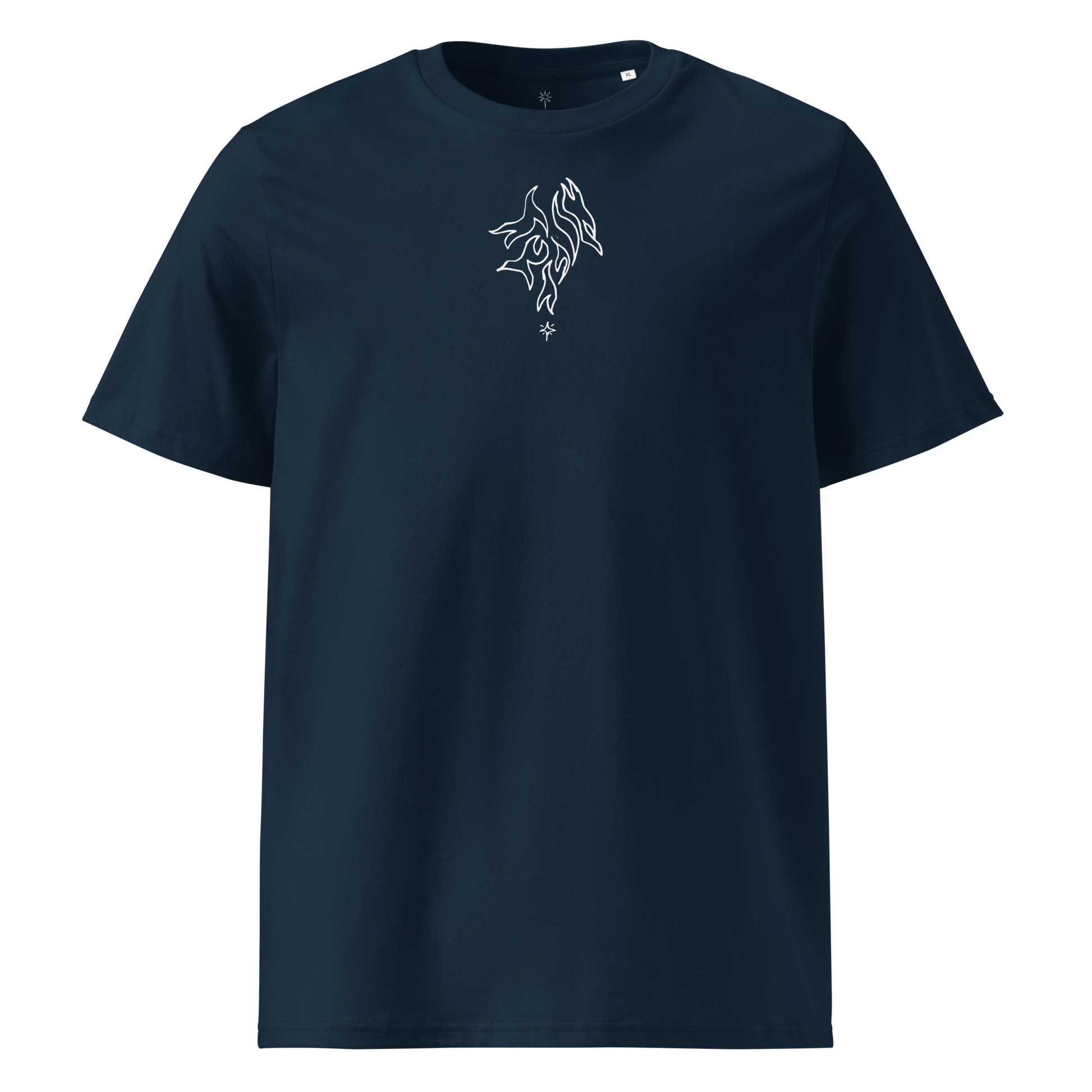 Heart & Flame Tee (Navy)
