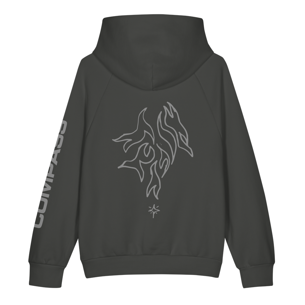 Heart & Flame Hoodie (Asphalt)