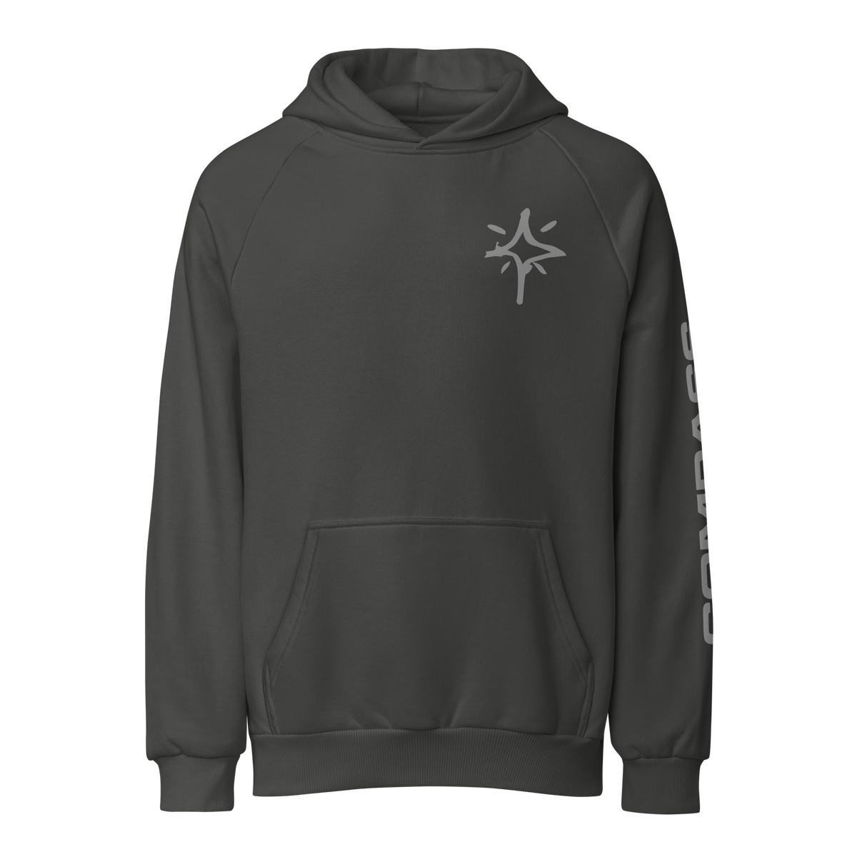 Heart & Flame Hoodie (Asphalt)